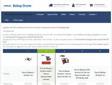 Tablet Screenshot of bebop-drone.com
